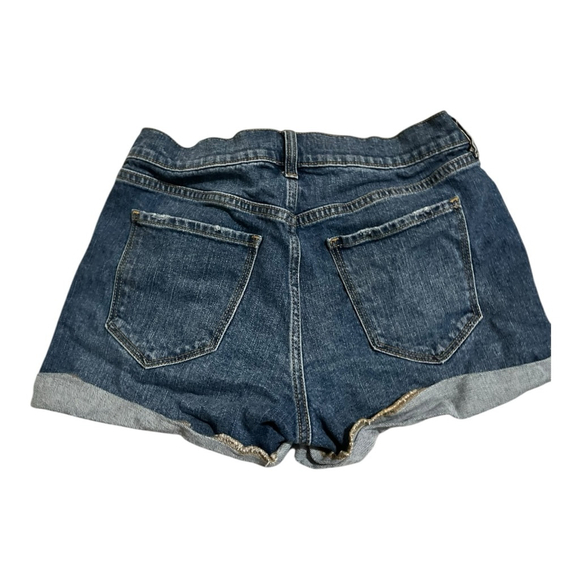 EUC Women's Old Navy Denim Boyfriend Shorts Size 4 Blue - Picture 3 of 4